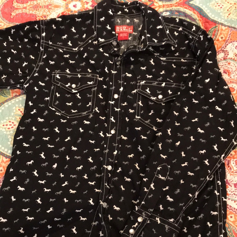 Great for brothers!! Boys Western shirt